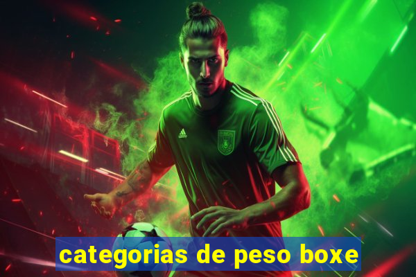 categorias de peso boxe